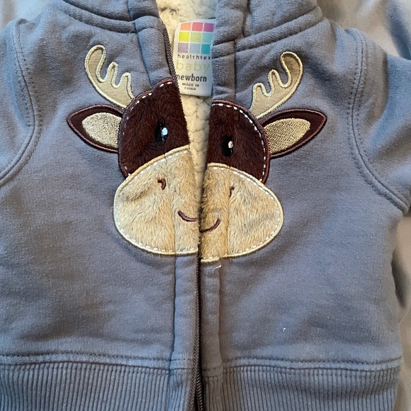 🛍️Baby Moose Zip Sweater/ Hoody - Picture 4 of 6